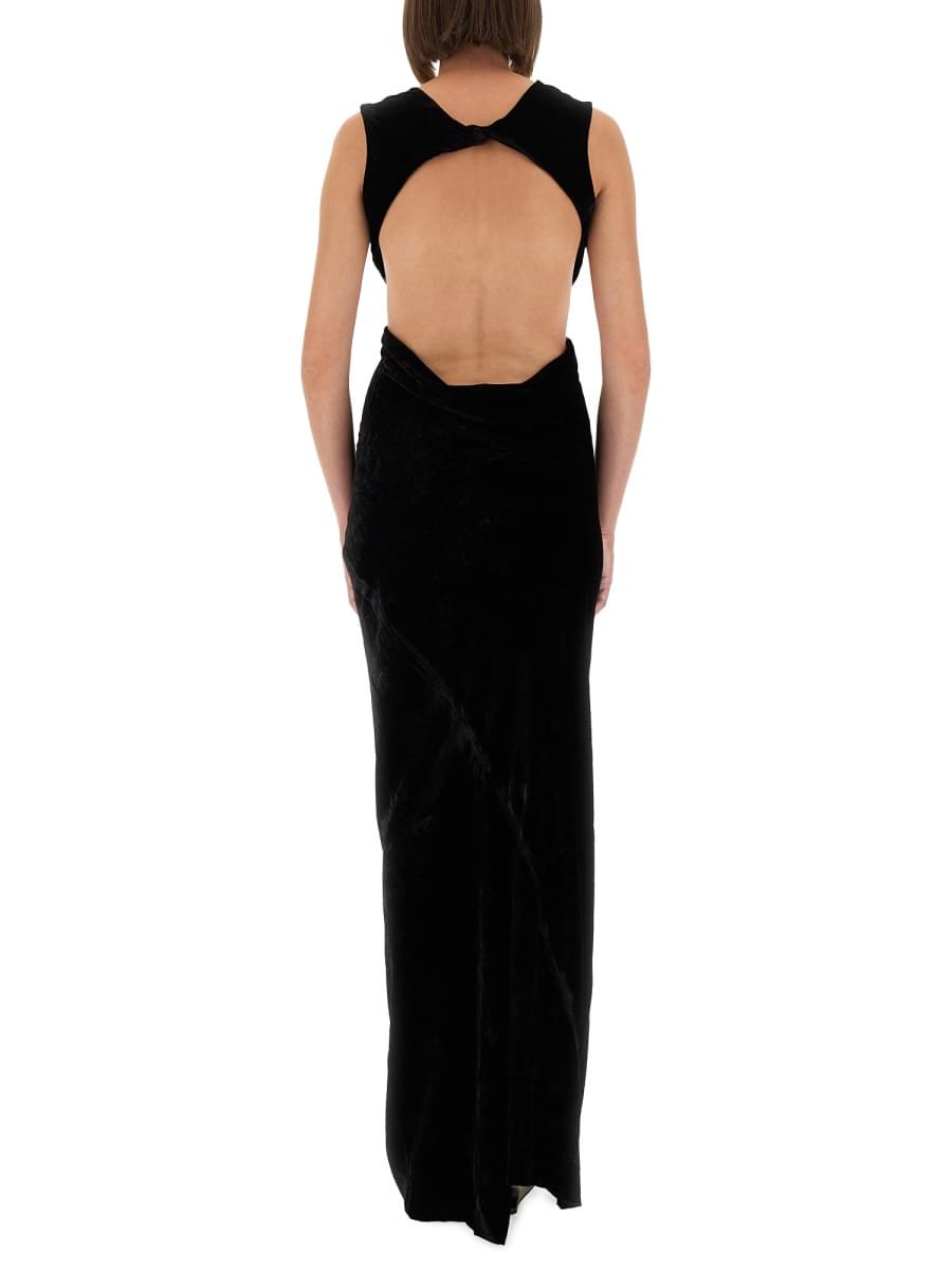 Rick Owens Women Dress With Open Back