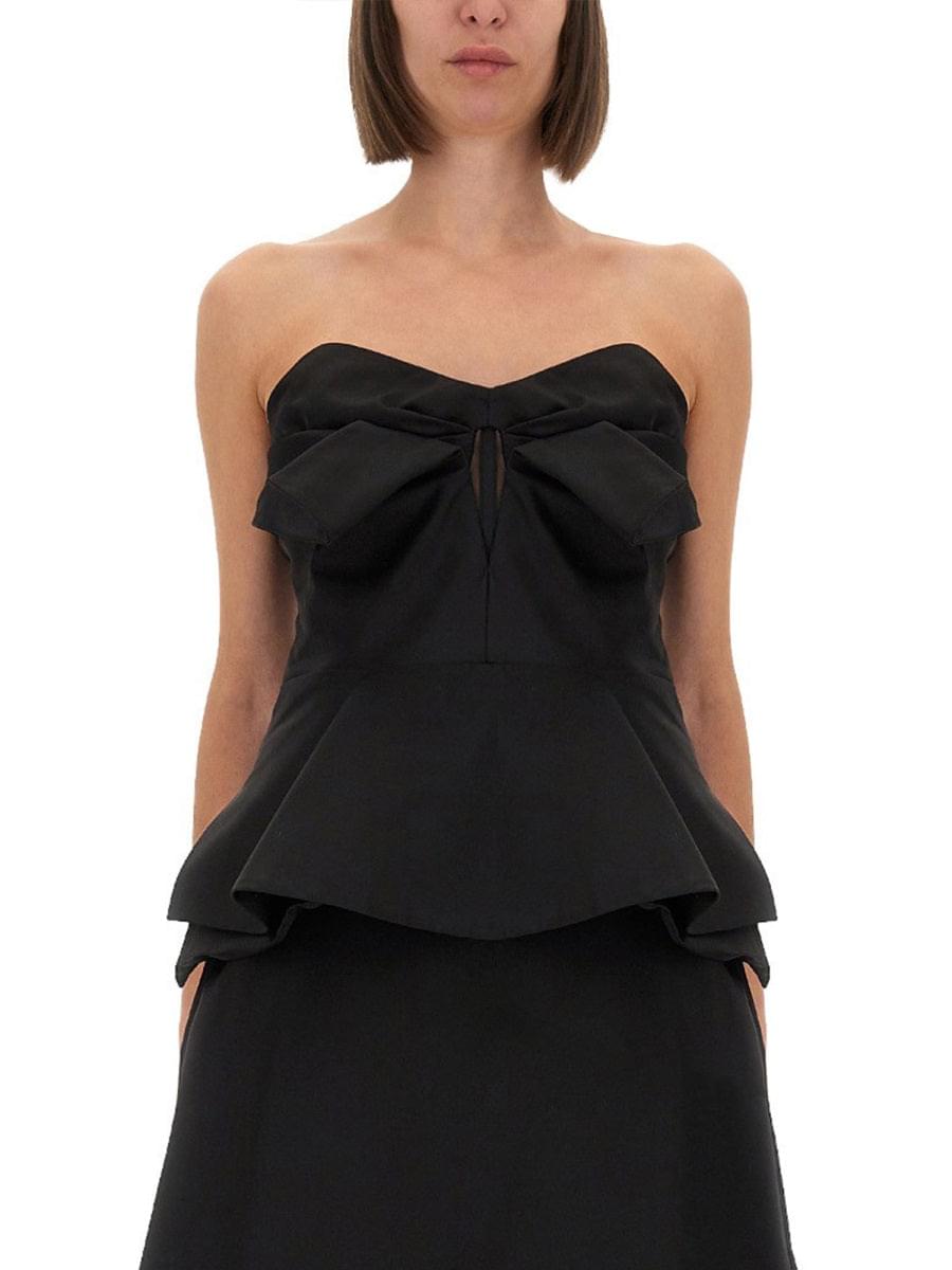 Alexander Mcqueen Women Strapless Corset Top