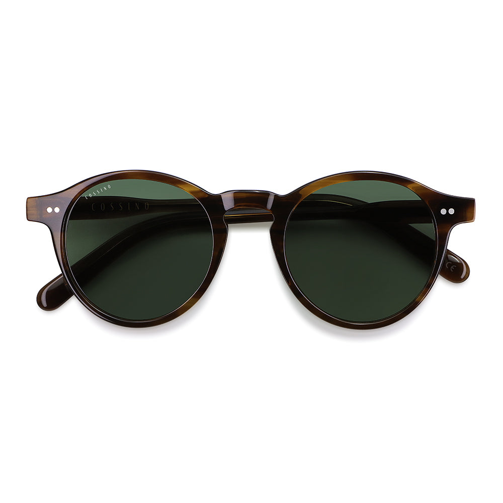 Redon 48mm Round Sunglasses | Horn