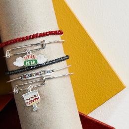 FRIENDS™ Holiday Armadillo Charm Bangle