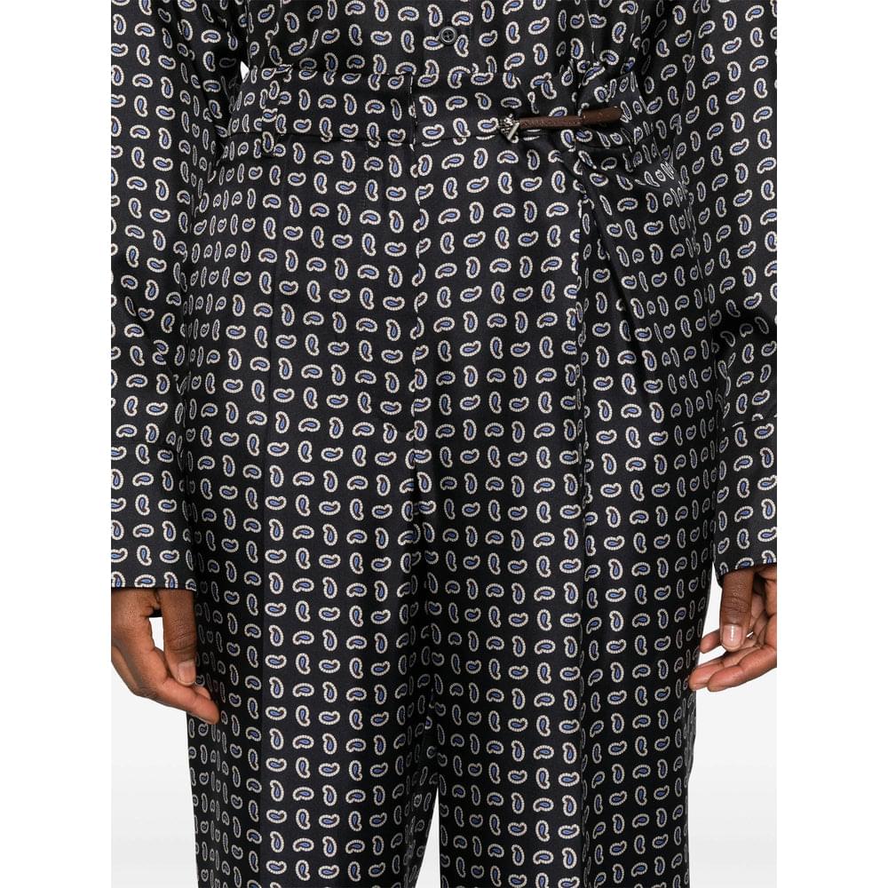 Prada Blue Trousers - Tailored Trousers Women