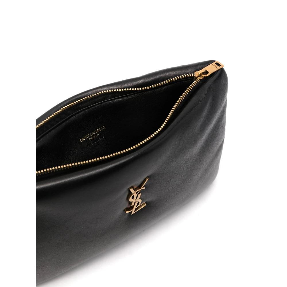 Saint Laurent Black Clutch Bags Women