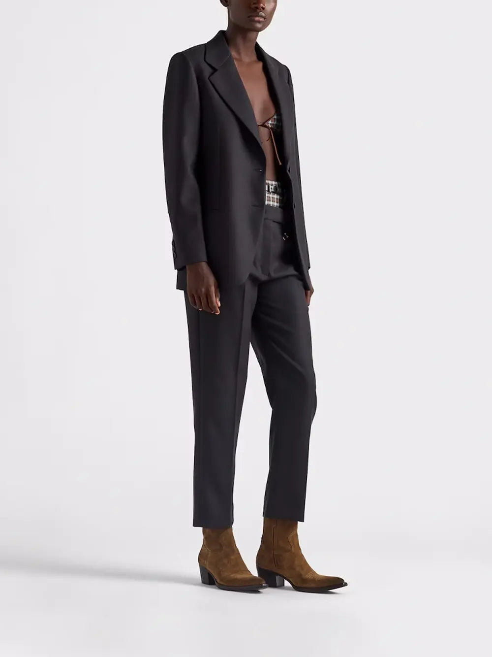 Prada Women Prada Women Gabardine Straight Pants