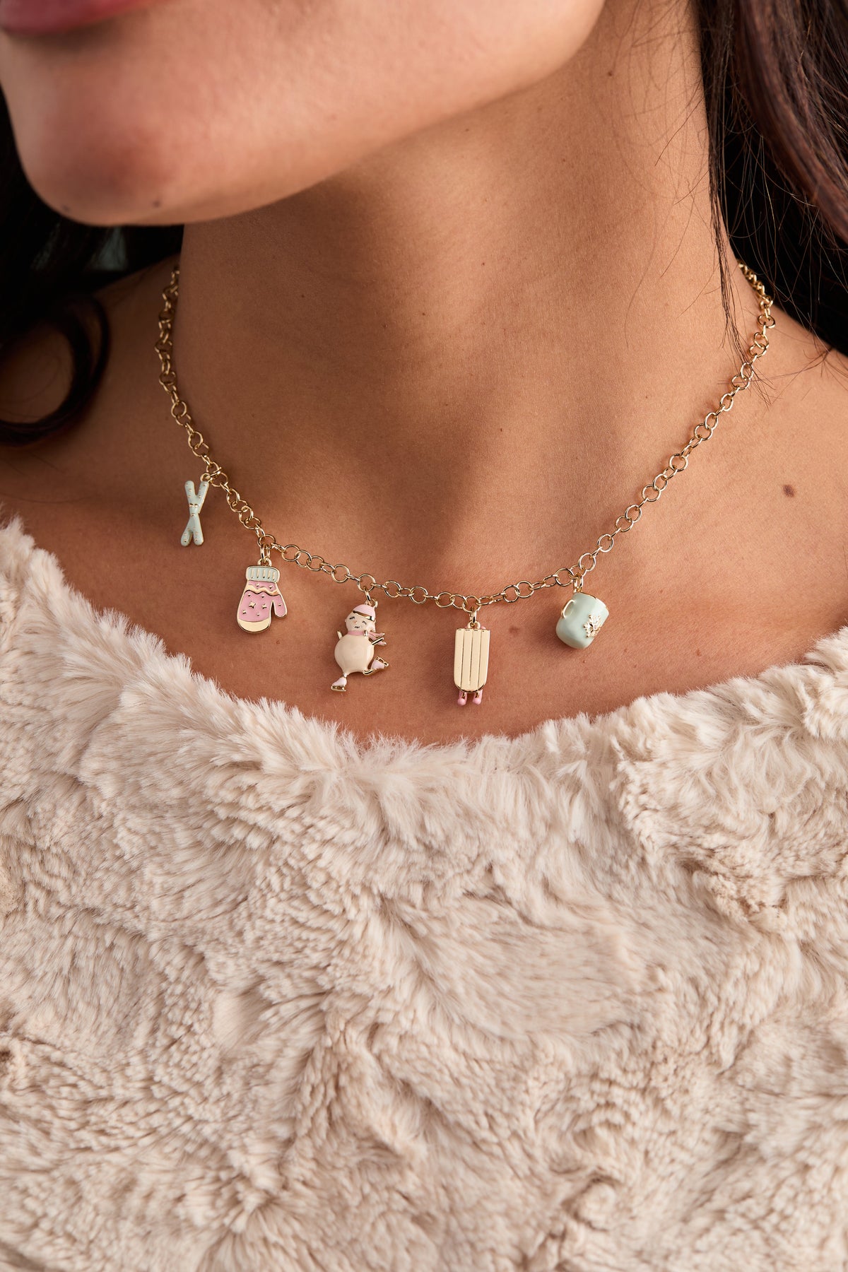 Winter Wonderland Multi Charm Necklace