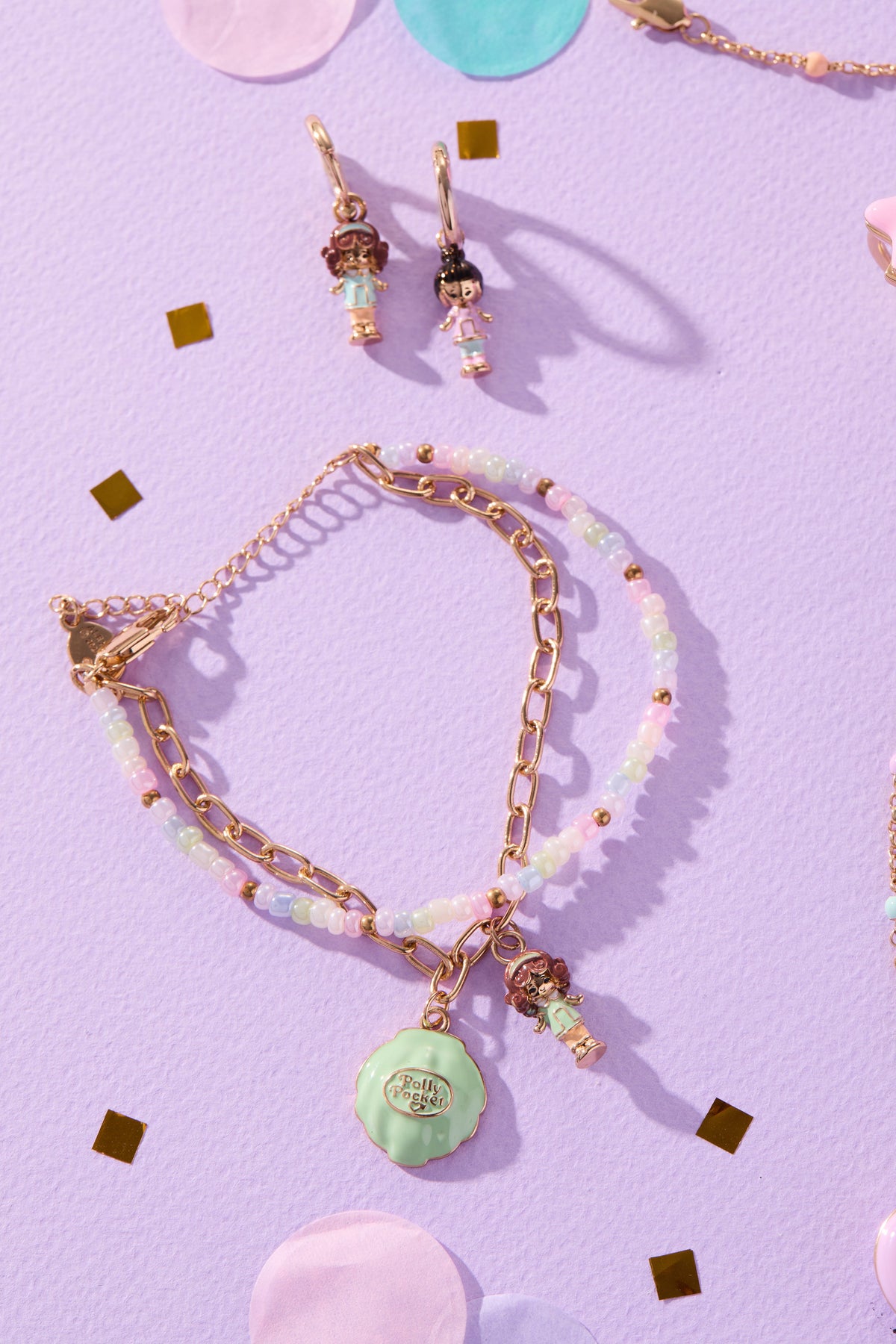 Polly Pocket™ 2 Row Charm Bracelet
