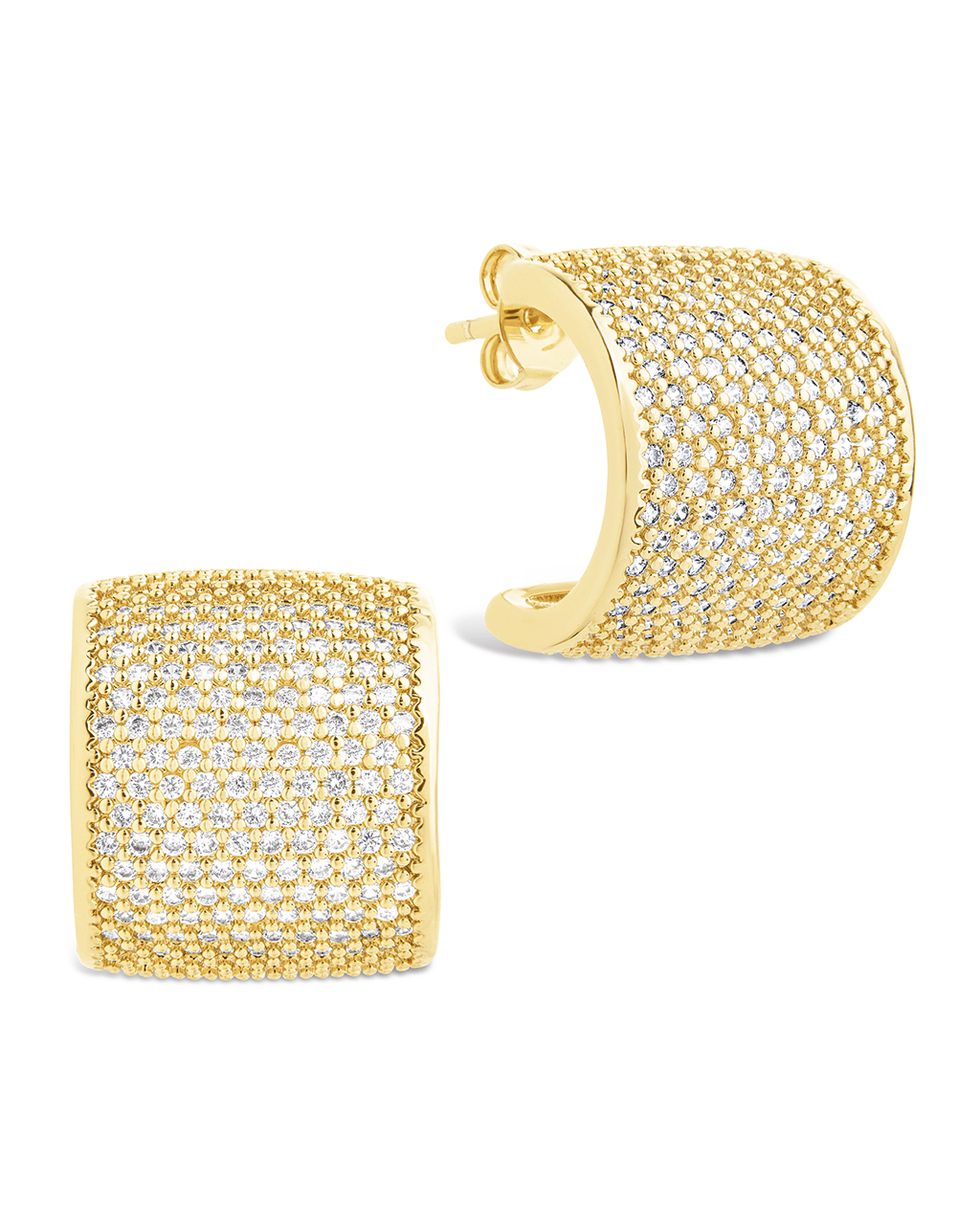 Simone CZ Stud Earrings