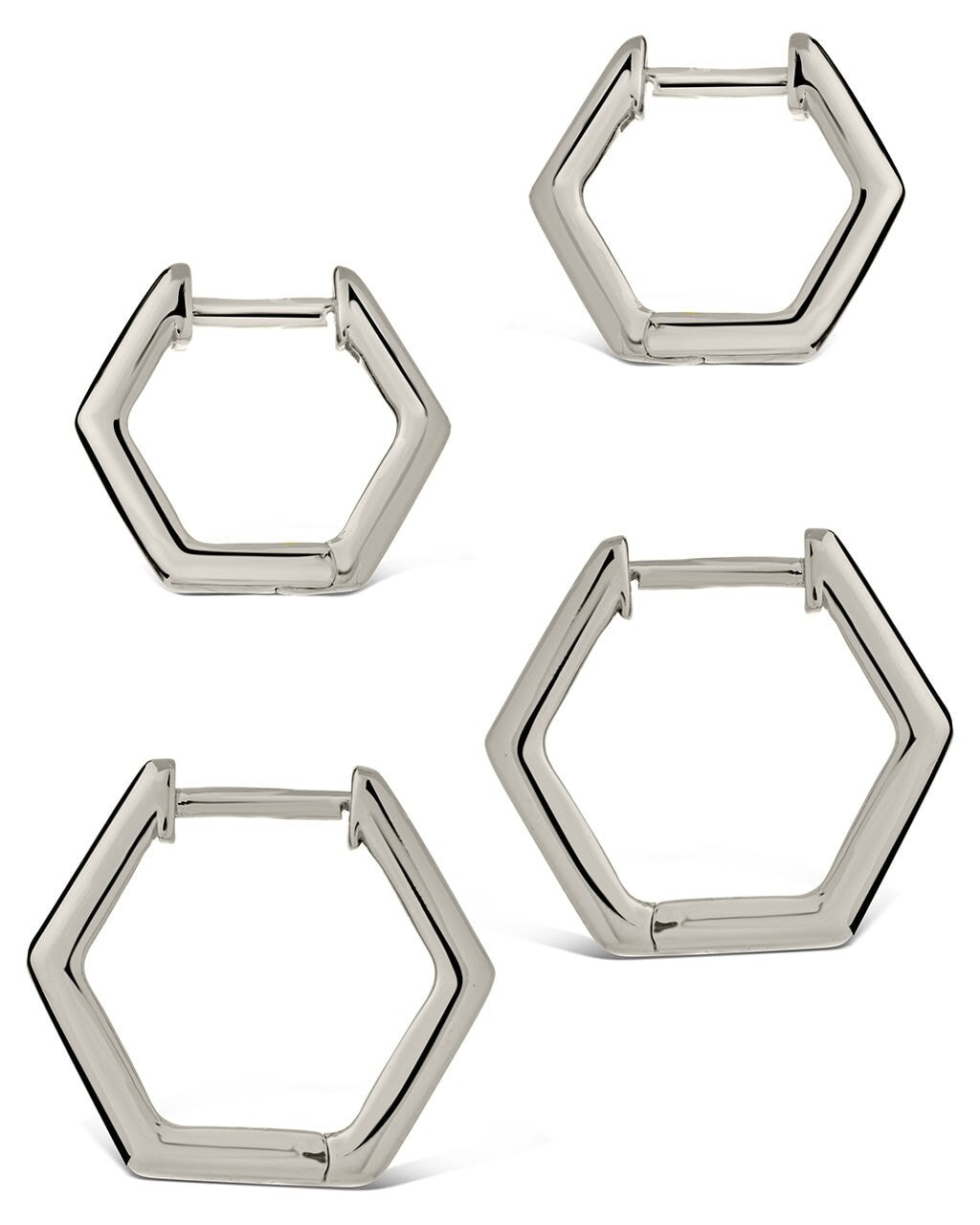 Emmy Geometric Hoop Earring Set of 2