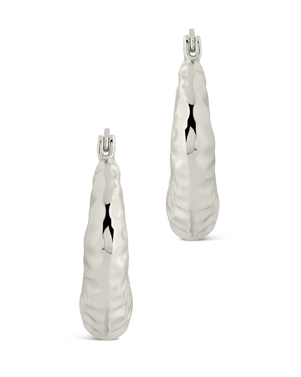 Darla Hammered Hoop Earrings
