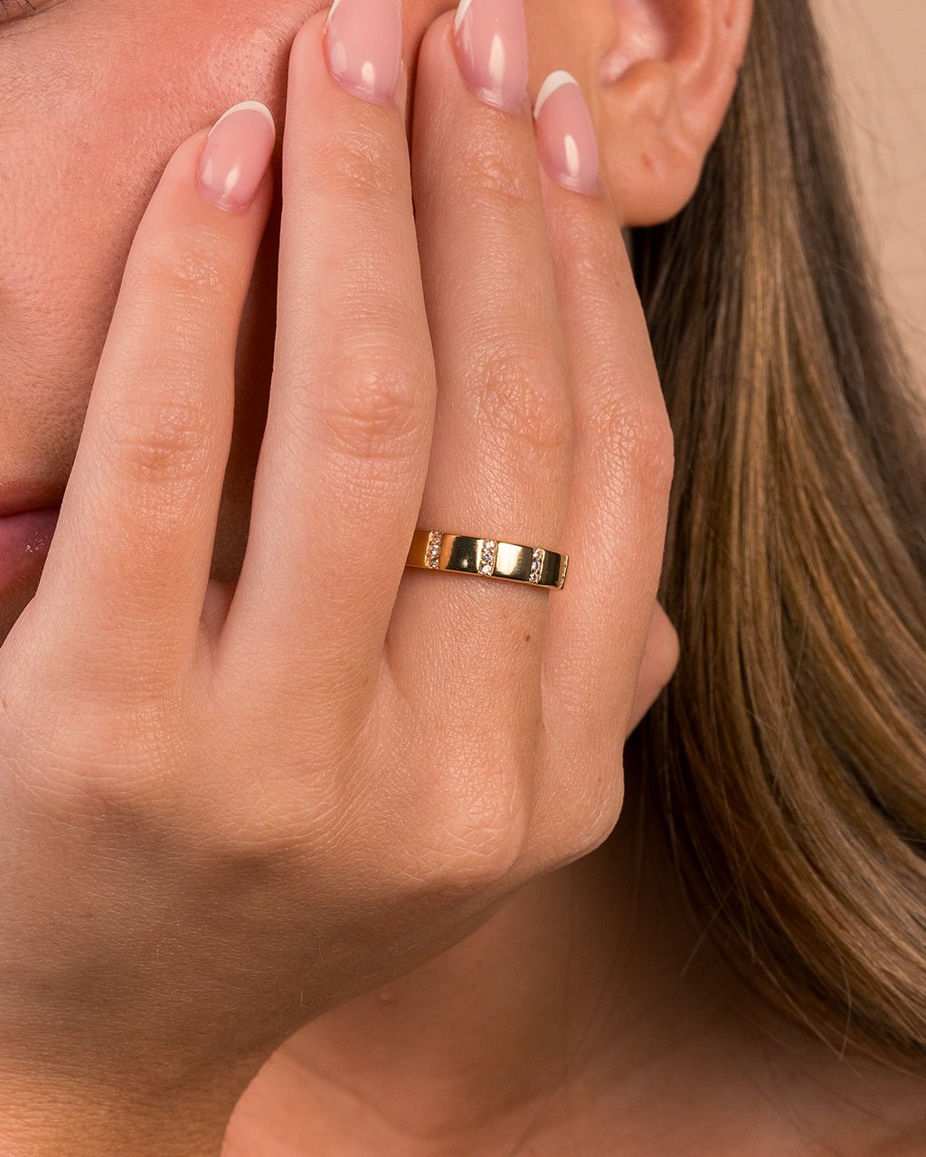 Sterling Silver Bradley CZ Ring