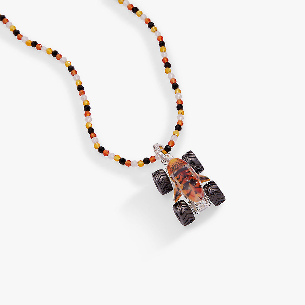 Hot Wheels™ Monster Truck Tiger Shark Pendant Necklace