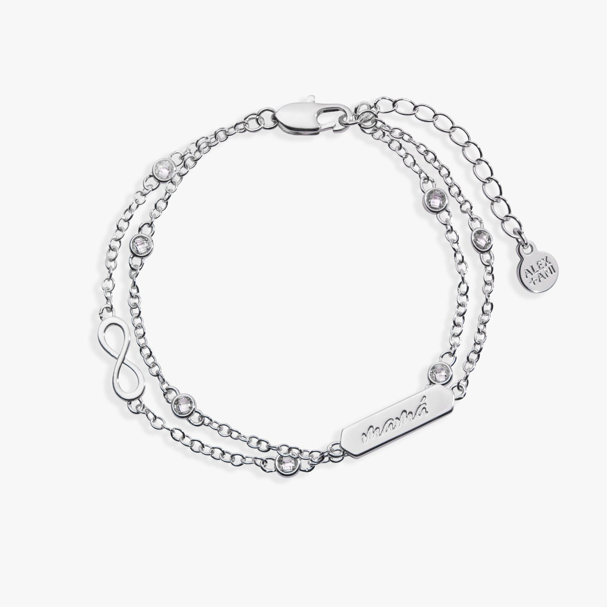 Mamá Infinity Chain Double Strand Bracelet