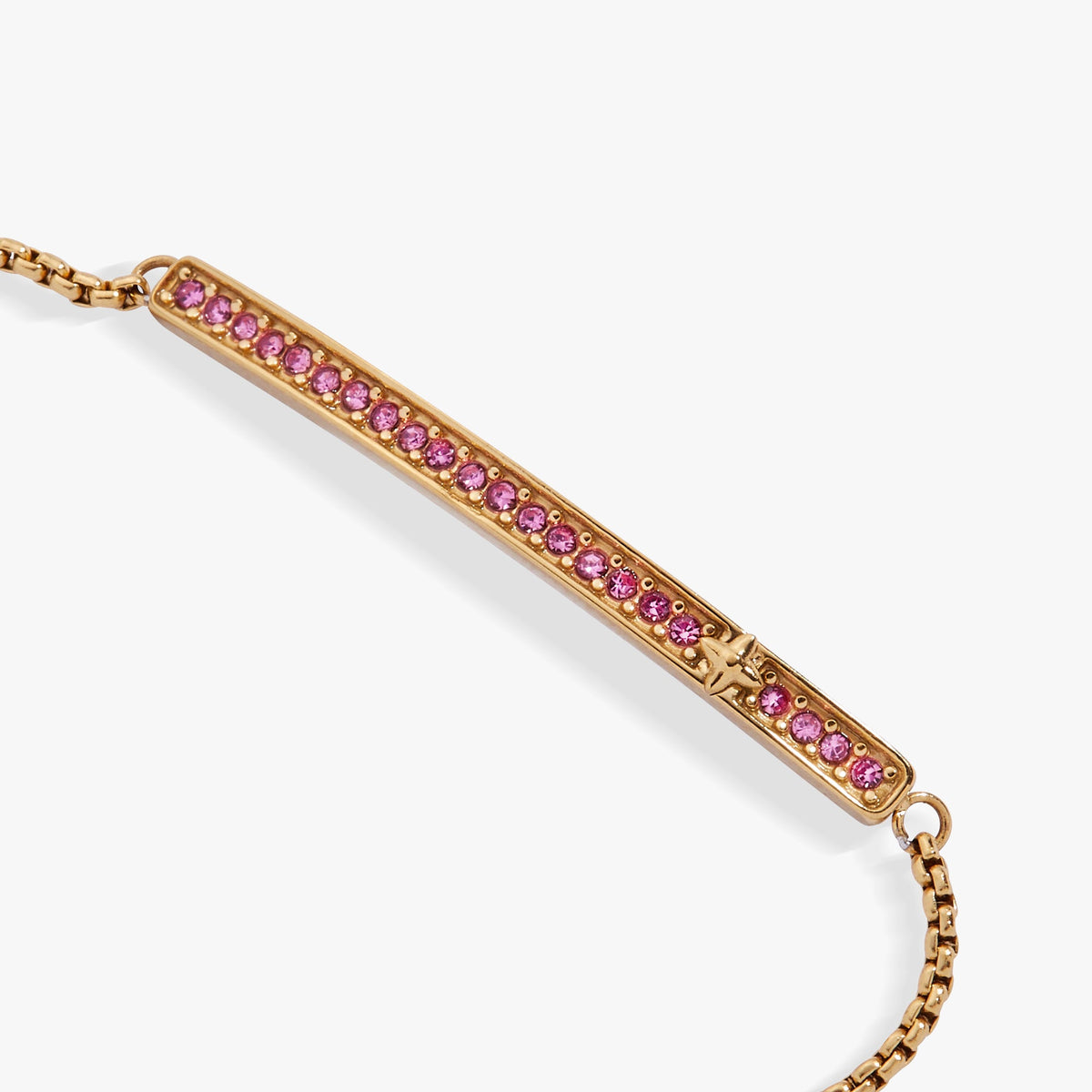 October Everyday Birthstone Pave Bolo Bracelet